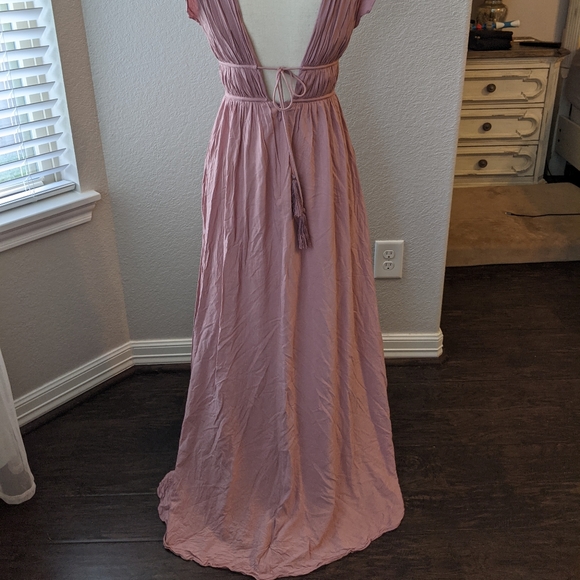 Azazie Blush Bridesmaid Dress Sz A2 - Picture 16 of 16